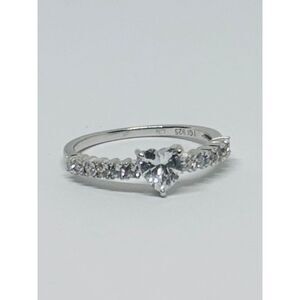Designer CZ Sterling Band Size 9 YGI (Yellow Gold Inc)